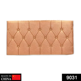 Brown cushion wall decor panel.